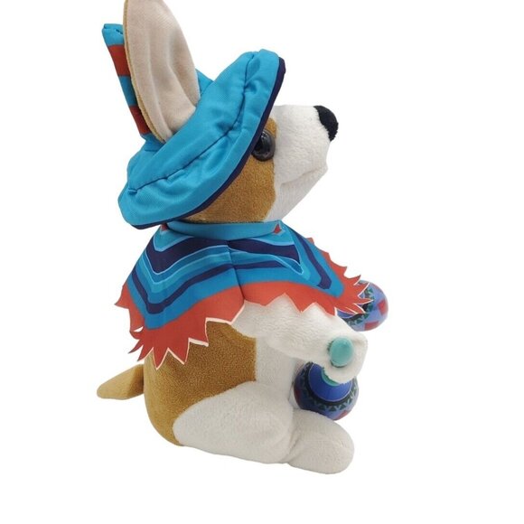 Chihuahua Dog Plush Maracas Poncho Sing Macarena Sound N Light Animatronics WORK - Picture 4 of 8
